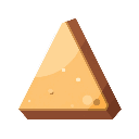 stickersearch 22890 block wood triangle large