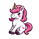 stickersearch 18417 unicorn plush large