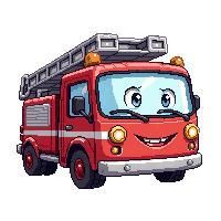 stickersearch 10955 fire truck