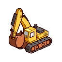 stickersearch 16492 excavator bucket large