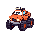 stickersearch 20658 monster truck large