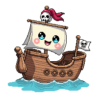 stickersearch 12841 pirate ship