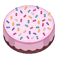 candy tile pink frosting sprinkles sweet