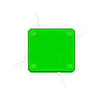 carpet tile green simple solid flat