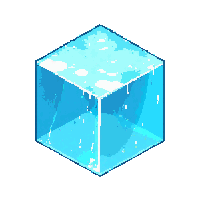 crystal tile blue ice frozen geometric