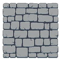 flagstone tile gray irregular shaped fitted