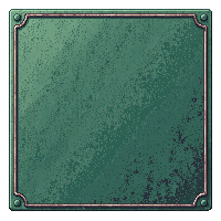 metal tile copper green patina aged plate