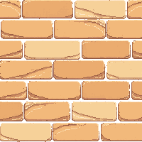 sandstone tile orange layered striped natural