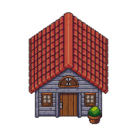 Brick Hut — free pixel art sprite from Topdown Buildings Props