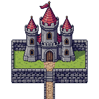 Castle — free pixel art sprite from Topdown Buildings Props