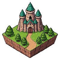 Fantasy Castle — free pixel art sprite from Topdown Buildings Props