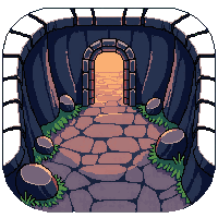 Fantasy Mine Entrance — free pixel art sprite from Topdown Buildings Props