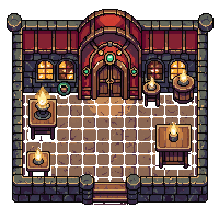 Fantasy Tavern Large — free pixel art sprite from Topdown Buildings Props