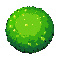 topdown bush green hedge small