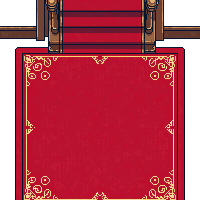 topdown carpet tile red ornate indoor