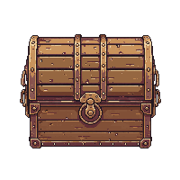 topdown chest treasure wooden banded