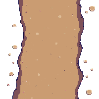 topdown dirt path tile brown trail