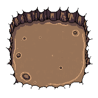 topdown mud tile wet brown swamp