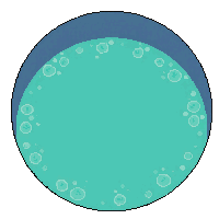 topdown pond tile small round water