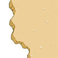 topdown tile dirt sand transition edge