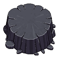 topdown volcanic ash dark gray tile