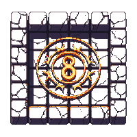 ancient ruins ancient rune floor tile carved glowing symbol