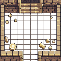 ancient ruins bone scattered floor tile skeletal remains