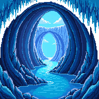 ancient ruins crystal formation natural growing cave wall