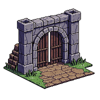 ancient ruins gate iron rusted bars ancient entrance blocked