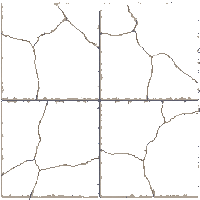 ancient ruins marble floor tile white gray veined polished