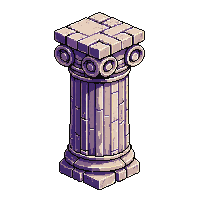 ancient ruins ornate pillar carved patterns scrollwork