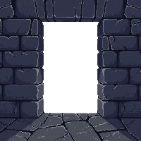 ancient ruins secret passage wall hidden crack opening dark