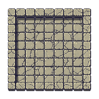 ancient ruins stone floor tile cracked weathered square