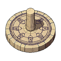 ancient ruins sundial stone carved ancient time keeping