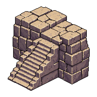 ancient ruins weathered stairs ascending wide stone steps