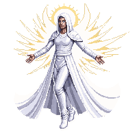 celestial healer divine light restoration magic white robes