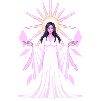 celestial healer divine light restoration magic white robes