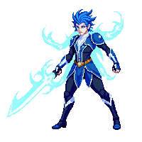 celestial scout glowing daggers light cloak nimble