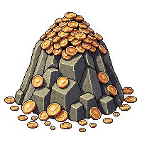 dragon hoard ancient coin pile common few copper coins