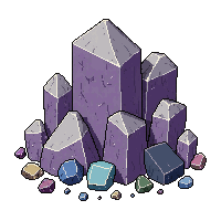 dragon hoard gemstone cluster common small rough uncut dull