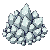 dragon hoard gemstone cluster silver medium cut polished