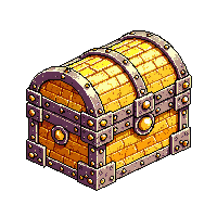 dragon hoard gold chest silver ornate metal reinforced