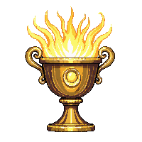 dragon hoard golden chalice legendary glowing divine grail