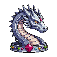 dragon hoard jeweled crown silver elegant band small gems