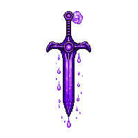 enchanted dagger void enchantment shadow blade dark purple