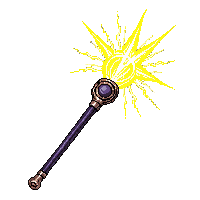 enchanted mace lightning enchantment charged head sparking