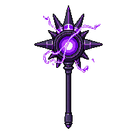 enchanted mace void enchantment dark head shadow spikes