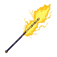 enchanted scythe lightning enchantment charged blade