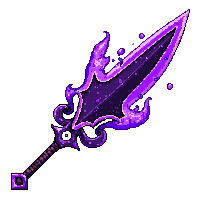 enchanted scythe void enchantment dark blade shadow arc