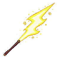 enchanted wand lightning enchantment spark tip electric